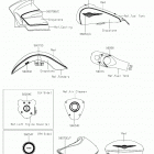 VULCAN 1700 VOYAGER (VN1700BJF) Decals(graystone  /  red)(bjf)