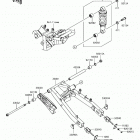 Z125 PRO (BR125JJF) Swingarm  /  shock absorber
