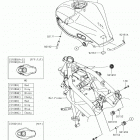 Z250SL (BR250FJF) ТОПЛИВНЫЙ БАК