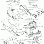 Z250SL (BR250FJF) Боковые крышки  /  крышка цепи