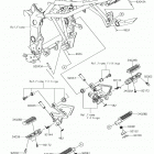 Z250SL (BR250FJF) Footrests(fef  /  fff)