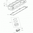 Z900 (ZR900BJF) Цилиндр(ы) /  поршень