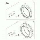 KLR650 (KL650-EHF) Wheels  /  tires