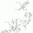 KLX140G (KLX140CHF) Подножки