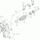 KLX150BF (KLX150FHF) Шестерни   /  вилки переключения