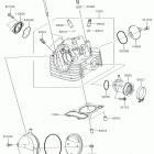 KLX150BF (KLX150FHF) ГОЛОВКА ЦИЛИНДРА