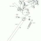 KLX150BF (KLX150FHF) Подножка