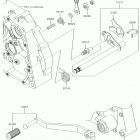 KLX150BF (KLX150FHFA) Механизм переключения передач