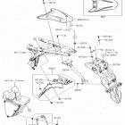 KLX150BF (KLX150FHFA) Заднее крыло