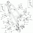 KLX150BF (KLX150FHFA) Крепление двигателя