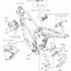 KLX150BF (KLX150FHFA) Frame fittings(fhf)