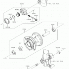 KLX150BF (KLX150FHFA) Переднее колесо