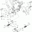 KLX150L (KLX150JHF) Подножки