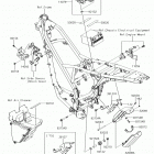 KLX150L (KLX150JHF) Рама ,крепежные детали