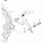 KX250F (KX252AHF) Педаль тормоза