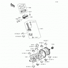 Ninja H2 Carbon (ZX1000-XHF) Crankshaft  /  piston(s)
