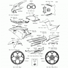 Ninja ZX-10R ABS (ZX1000-SHFA) Decals(gray)(sgf)