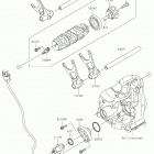 Ninja ZX-14R (ZX1400JHF) Шестерни   /  вилки переключения