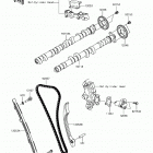 Ninja ZX-14R ABS (ZX1400HHF) Распредвал(ы)  /  натяжитель