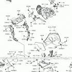 Ninja ZX-14R ABS (ZX1400HHF) Обтекатель нижний
