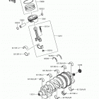 Ninja ZX-14R ABS (ZX1400HHF) Crankshaft  /  piston(s)