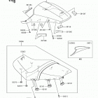 Ninja ZX-14R ABS (ZX1400HHF) Сиденье