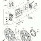 Ninja ZX-14R ABS (ZX1400HHF) Передний тормоз