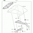 Ninja ZX-6R (ZX636EHFA) Accessory(single seat cover)