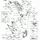 Ninja ZX-6R (ZX636EHFA) Cowling lowers(egf  /  egfa)