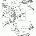 Ninja ZX-6R (ZX636EHFA) Рама ,крепежные детали