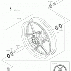 Ninja ZX-6R ABS (ZX636FHF) Переднее колесо