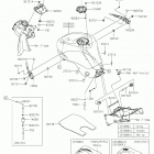 Ninja ZX-6R ABS (ZX636FHFA) ТОПЛИВНЫЙ БАК