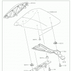 Ninja ZX-6R ABS (ZX636FHFA) Accessory(single seat cover)