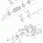 Ninja ZX-6R ABS (ZX636FHFA) Шестерни   /  вилки переключения