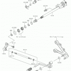 Ninja ZX-6R ABS (ZX636FHFA) Механизм переключения передач