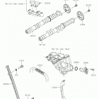 Ninja ZX-6R ABS (ZX636FHFA) Распредвал(ы)  /  натяжитель