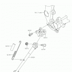 Ninja ZX-6R ABS (ZX636FHFA) Подножка