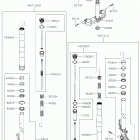 Ninja ZX-6R ABS (ZX636FHFA) Передняя вилка