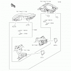 Versys 650 LT Supplement (KLE650-FHFX) Bag fitting kit          )