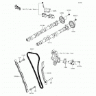 VULCAN 1700 VOYAGER ABS (VN1700-BHF) Распредвал(ы)  /  натяжитель