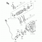 VULCAN S ABS (EN650-DHFA) Шестерни   /  вилки переключения