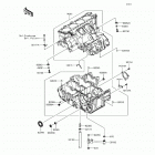 Z650 ABS (ER650-HHF) Картер двигателя