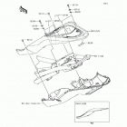 Z900 ABS (ZR900-BHF) Боковые обтекатели
