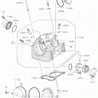 KLX140G ГОЛОВКА ЦИЛИНДРА