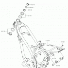 KLX140G Рама