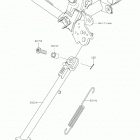 KLX230 Подножка