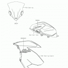 Ninja 400 Decals(white)(hlf)