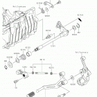 Z400 ABS Механизм переключения передач