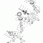 MT-03  (MT03MB/MT03MGY) Коленчатый вал и Поршень