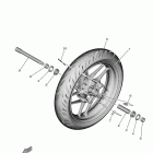 MT09  (MT09MCL/MT09ML/MT09MCGY/MT09MGY/MT09MCB/MT09MB) Переднее колесо